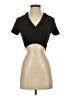 Zara Black Short Sleeve Turtleneck Size S - photo 1