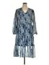 Joie 100% Polyester Paisley Blue Casual Dress Size XL - photo 1