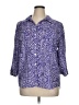 Chico's Paisley Purple 3/4 Sleeve Blouse Size XL - photo 1