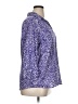 Chico's Paisley Purple 3/4 Sleeve Blouse Size XL - photo 4