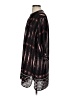 Collective Concepts 100% Polyester Print Black Casual Dress Size S - photo 5