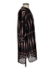 Collective Concepts 100% Polyester Print Black Casual Dress Size S - photo 4