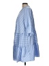 Unbranded 100% Polyester Stripes Blue Casual Dress Size L (estimated) - photo 5