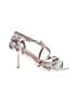 Assorted Brands Metallic Silver Sandals Size 7 - photo 1
