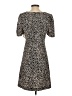 Lark & Ro Animal Print Black Casual Dress Size 4 - photo 2
