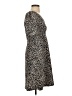 Lark & Ro Animal Print Black Casual Dress Size 4 - photo 4