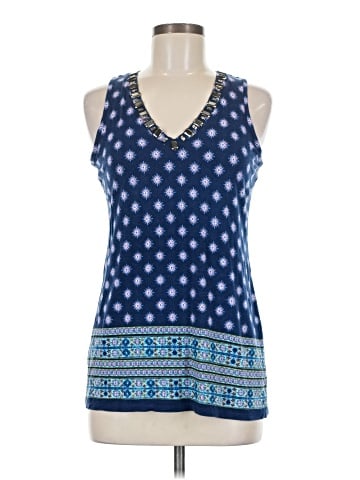 Rose + Olive Sleeveless Top (view 1)
