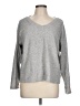 Papinelle Metallic Silver Pullover Sweater Size L - photo 1