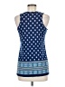 Rose + Olive Blue Sleeveless Top Size M - photo 2