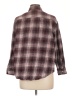 Old Navy Plaid Burgundy Long Sleeve Button-Down Shirt Size L - photo 2