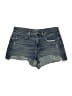 Good American Blue Denim Shorts Size 29 waist - photo 1