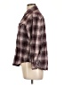 Old Navy Plaid Burgundy Long Sleeve Button-Down Shirt Size L - photo 5