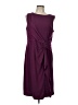 Planet Solid Burgundy Cocktail Dress Size UK 16 / US 12 - photo 1