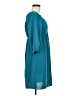 Monteau 100% Polyester Solid Teal Casual Dress Size M - photo 4