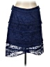 J. McLaughlin 100% Polyester Blue Casual Skirt Size 10 - photo 1