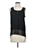 1.State 100% Polyester Black Sleeveless Blouse Size S - photo 1