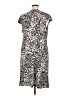 Apt. 9 Animal Print Gray Casual Dress Size 1X - photo 2