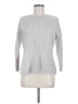 Nic + Zoe Silver Pullover Sweater Size M - photo 1