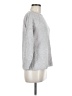 Nic + Zoe Silver Pullover Sweater Size M - photo 4