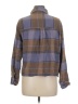 Sanctuary 100% Cotton Plaid Brown Long Sleeve Button-Down Shirt Size M - photo 2