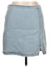 Wild Fable Solid Blue Denim Skirt Size 10 - photo 1