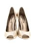 Gianni Bini Metallic Ivory Gold Heels Size 6 1/2 - photo 2