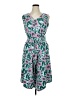 Any Body Tropical Green Pink Romper Size XL (petite) - photo 1