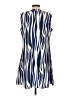 Unbranded 100% Polyester Stripes Blue Casual Dress Size L - photo 2