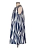Unbranded 100% Polyester Stripes Blue Casual Dress Size L - photo 5
