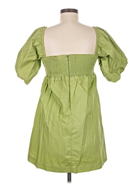 slim fit dress slacks en Saison Claire Mini Dress - Sage/Yellow main image 0