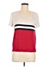 Hollister Color Block Red Short Sleeve Top Size M - photo 1