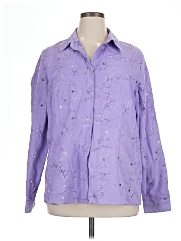 Sag Harbor Long Sleeve Blouse (view 1)