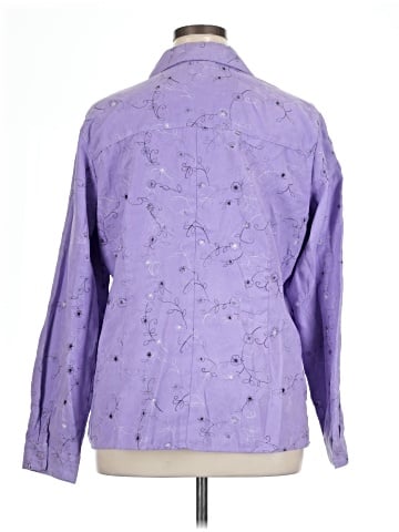 Sag Harbor Long Sleeve Blouse (view 2)