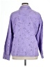 Sag Harbor 100% Polyester Stars Purple Long Sleeve Blouse Size XL - photo 2
