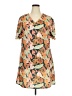 Unbranded 100% Polyester Paisley Orange Casual Dress Size XXL - photo 1