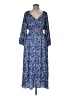 J.Crew 100% Polyester Paisley Blue Casual Dress Size M - photo 1