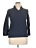 Unbranded 100% Cotton Blue 3/4 Sleeve Blouse Size XL - photo 1