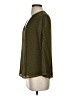 J.Crew Green 3/4 Sleeve Silk Top Size 0 - photo 5