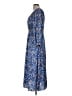 J.Crew 100% Polyester Paisley Blue Casual Dress Size M - photo 5