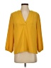 J.Crew 100% Polyester Yellow 3/4 Sleeve Blouse Size XS - photo 1
