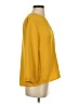 J.Crew 100% Polyester Yellow 3/4 Sleeve Blouse Size XS - photo 4