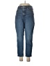Old Navy Solid Blue Jeans Size 10 - photo 1