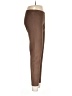 BCBGMAXAZRIA Solid Brown Casual Pants Size L - photo 4