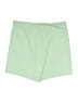 Sincerely Jules Solid Green Shorts Size M - photo 2