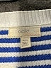 Cupio Stripes Blue Pullover Sweater Size XL - photo 7