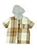 Unbranded 100% Polyester Yellow Short Sleeve Button-Down Shirt Size 9 - 10 - photo 1