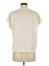 Maison d' Amelie 100% Polyester Ivory Short Sleeve Blouse Size M - photo 2