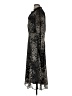 DKNY 100% Polyester Animal Print Black Cocktail Dress Size 6 - photo 5