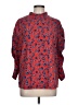 MELLODAY Floral Red 3/4 Sleeve Blouse Size L - photo 1