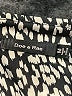 Doe & Rae 100% Polyester Animal Print Silver Long Sleeve Blouse Size M - photo 7